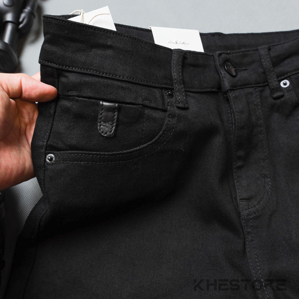 Quần Jeans Nam Khestore J-19 , Jeans Đen Trơn Xanh Phong Cách Hàn Quốc | BigBuy360 - bigbuy360.vn