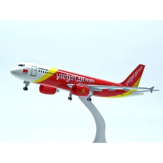 [ishop268] Mô hình máy bay Vietjet Air rất đẹp - Quà tăng trang trí - Mua hàng an tâm