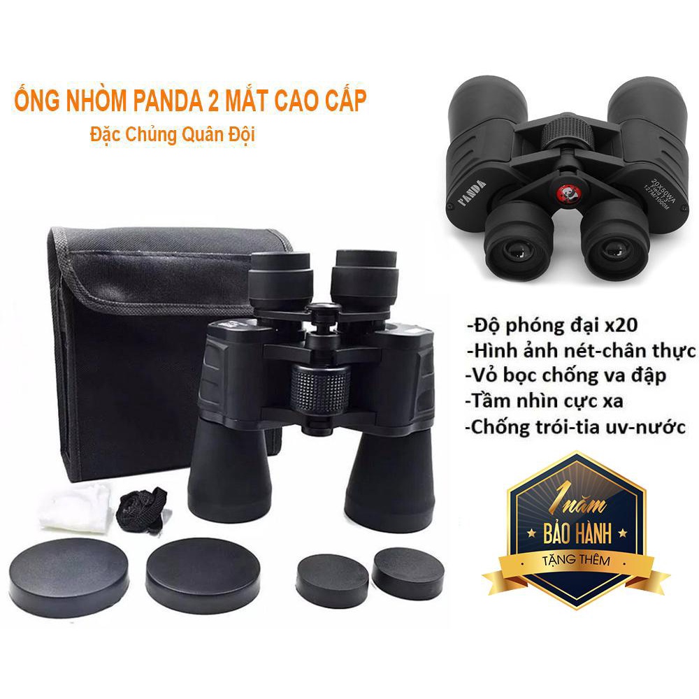 Ống nhòm PANDA 2 mắt Độ Phóng Đại X20 Cho Bạn Góc Nhìn Chọn Vẹn Tầm Nhìn Xa Rõ Nét Bảo Hành Uy Tín