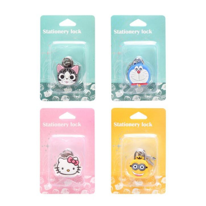 Ổ Khóa Mini Hình Thú Cute l Khóa Vali, Túi Xách, Trang Trí Balô (11*7*5cm)