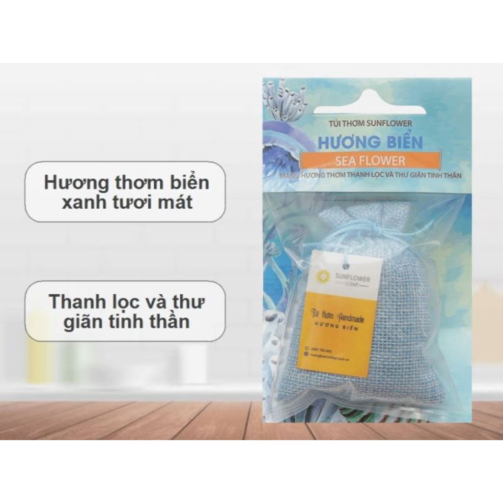 Túi thơm Sunflower tinh dầu Hoa  túi 30g
