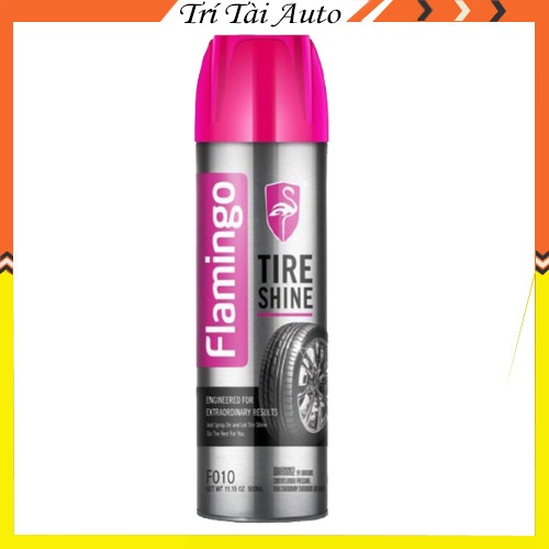 Xịt bóng lốp ô tô flamingo dung tích 500ml