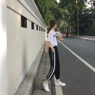 Quần baggy vải