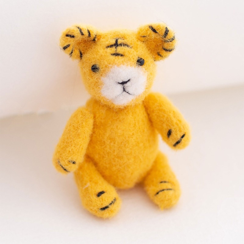 Bộ Áo Liền Quần Hình Chú Hổ Dễ Thương Dùng Chụp Ảnh Cho Bé Sơ Sinh