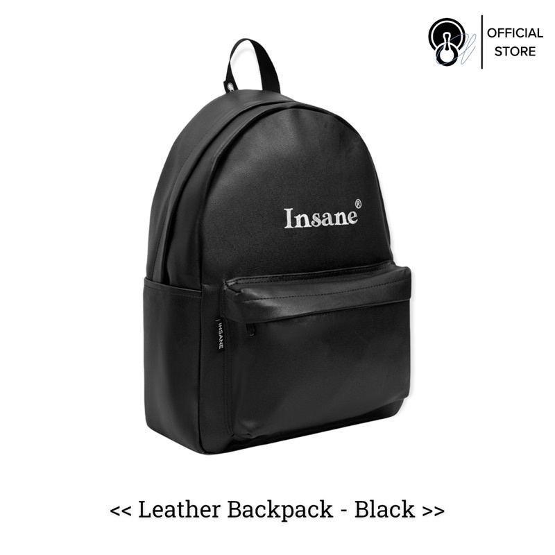[Balo Insane®] Leather Backpack - màu Đen