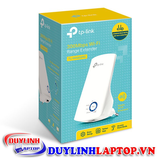 Bộ mở rộng sóng Wi-Fi tốc độ 300Mbps chính hãng TP-Link TL-WA850RE - Bộ mở rộng sóng Wi-Fi chất lượng cao