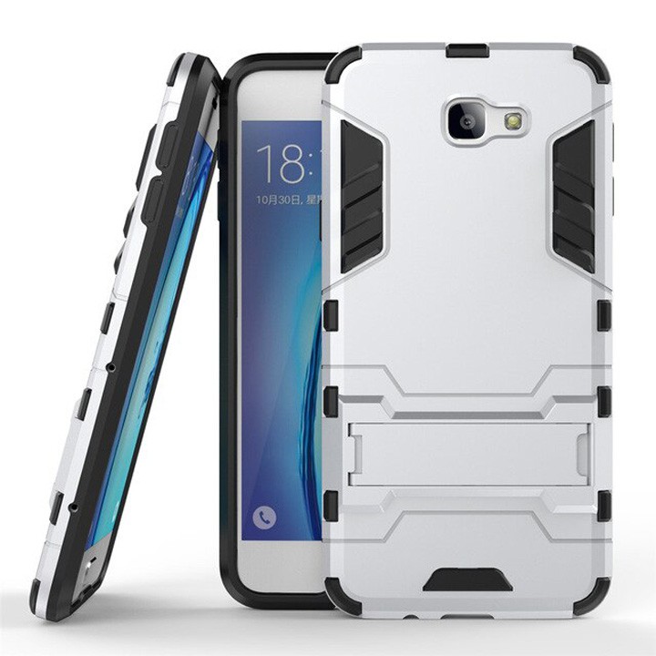 Ốp lưng chống sốc Iron man dành cho Samsung Galaxy J7 Prime có chân dựng máy