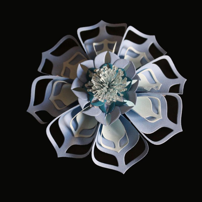 Khuôn Cắt Hình In Nổi Hình Cánh Hoa Dùng Trang Trí Thiệp, Làm Scrapbook