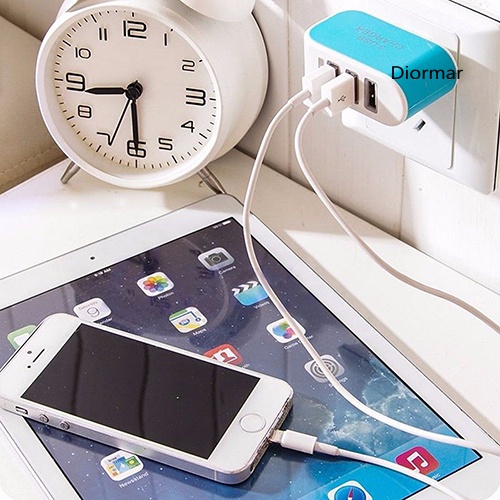 Ổ cắm sạc chia ba cổng usb có đèn led tiện lợi