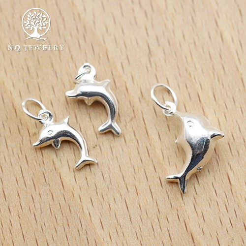 Mặt dây chuyền bạc hình cá heo- NQ Jewelry
