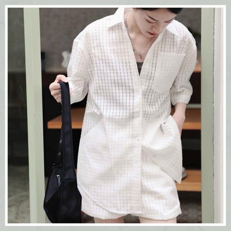 SET ÁO SƠ MI XỐP KÈM SHORT
