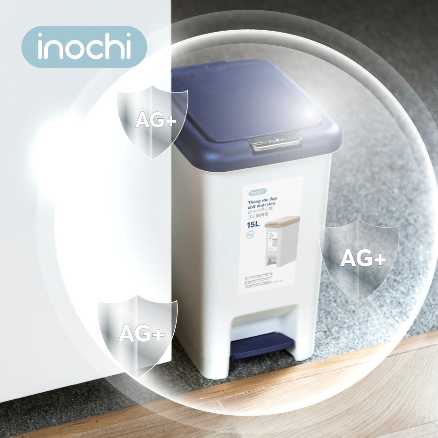 Thùng rác nhựa thông minh Inochi 20L TDI01 - thung rac thùng đựng rác