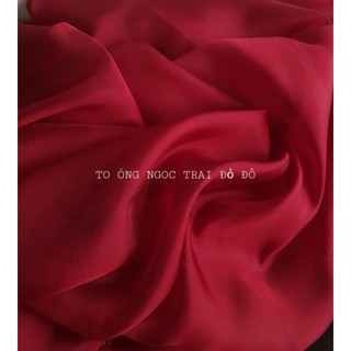 vải tơ óng màu trơn