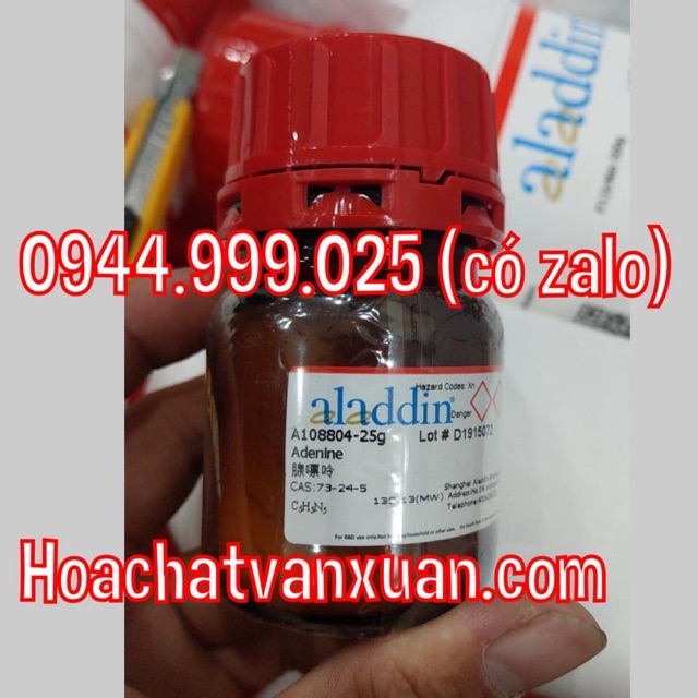 Hóa chất Adenine CAS 73-24-5 C5H5N5 aladdin lọ 25g