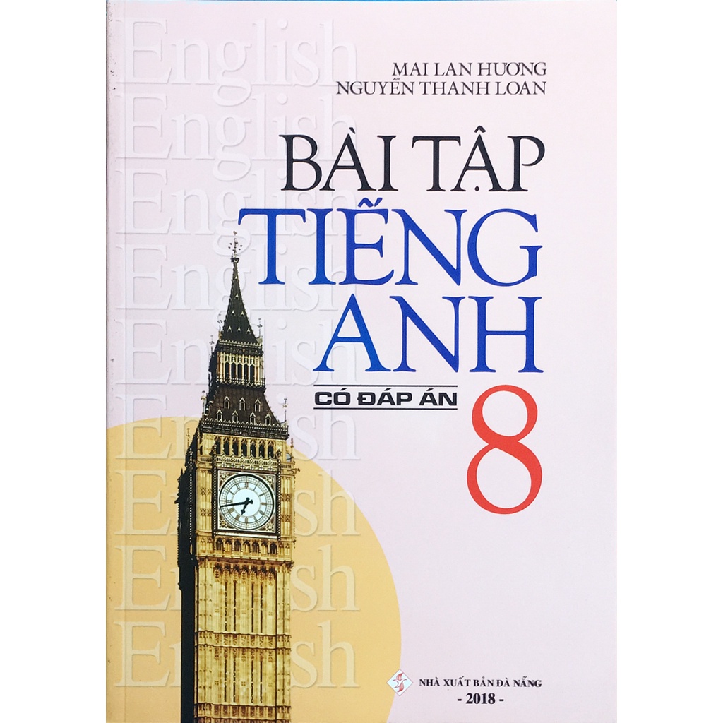 Sách - Bài tập Tiếng Anh 8 (Có đáp án) (ZB38)