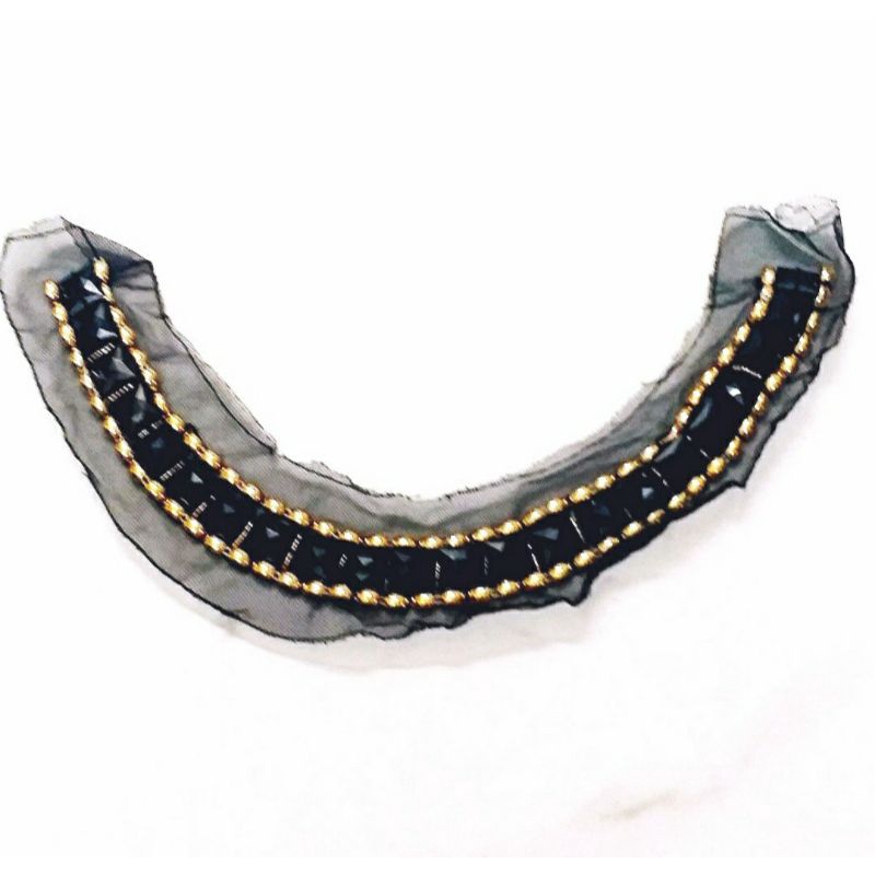 Cổ áo kết cườm cao cấp/ cổ áo kết cườm đẹp