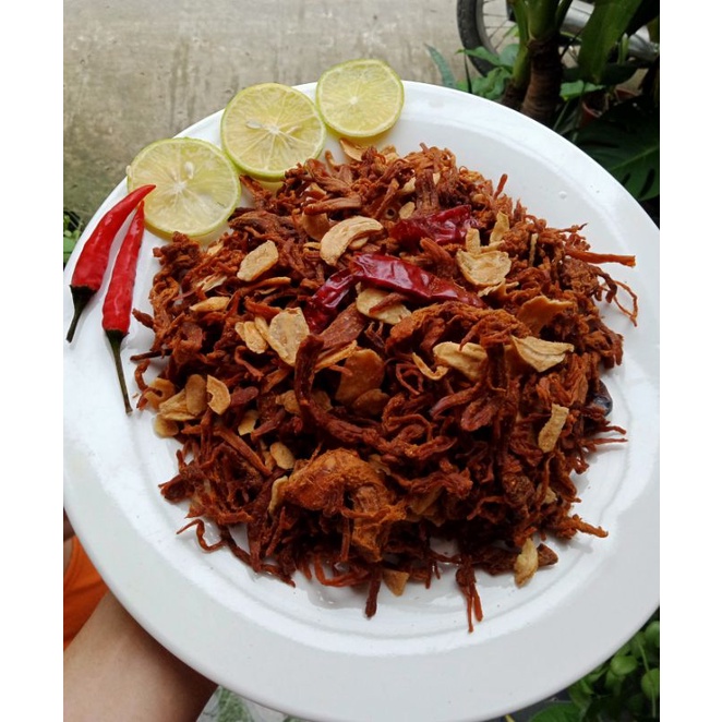 khô heo cháy tỏi 500 gram
