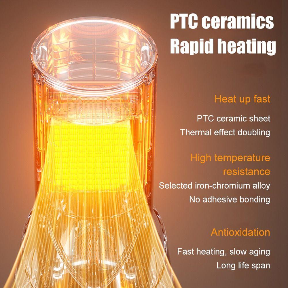 ZAIJIE24 Quạt Sưởi Ấm Mini Di Động ZAIJIE24 1200W Gắn Tường Tiện Dụng