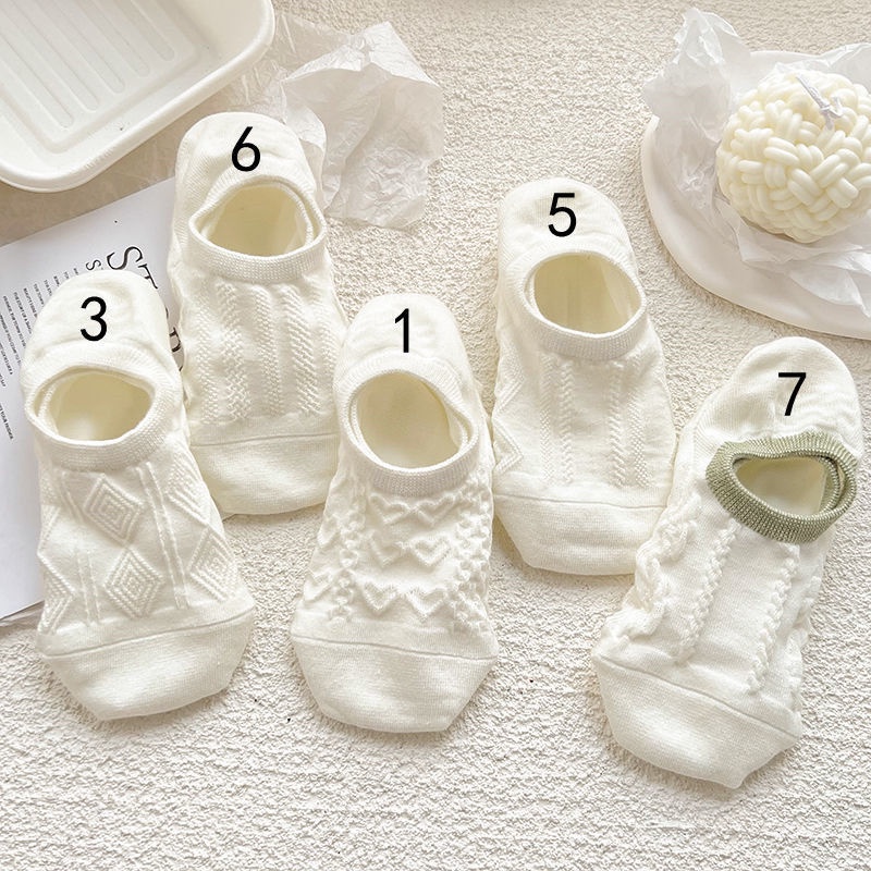 Đôi Vớ Ngắn Màu Trắng Thời Trang Mùa Hè Sành Điệu Cho Nữ