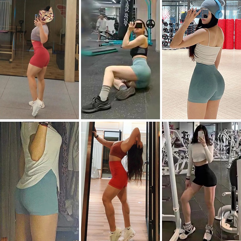 Quần Short Legging Tập Thể Thao Nâng Hông &amp; Yoga Cho Nữ
