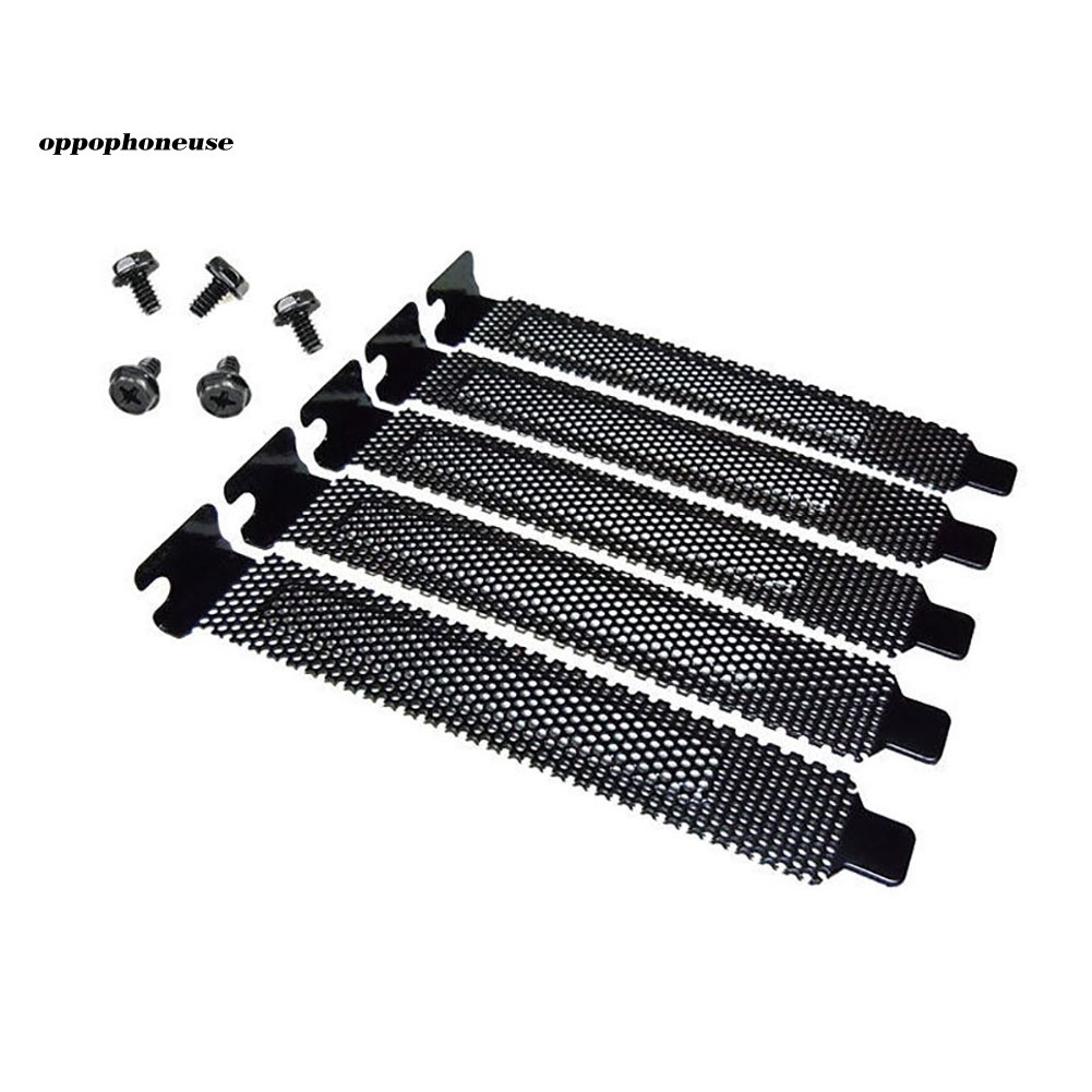 Set 5 tấm lọc bụi PCI bằng kim loại dành cho máy tính