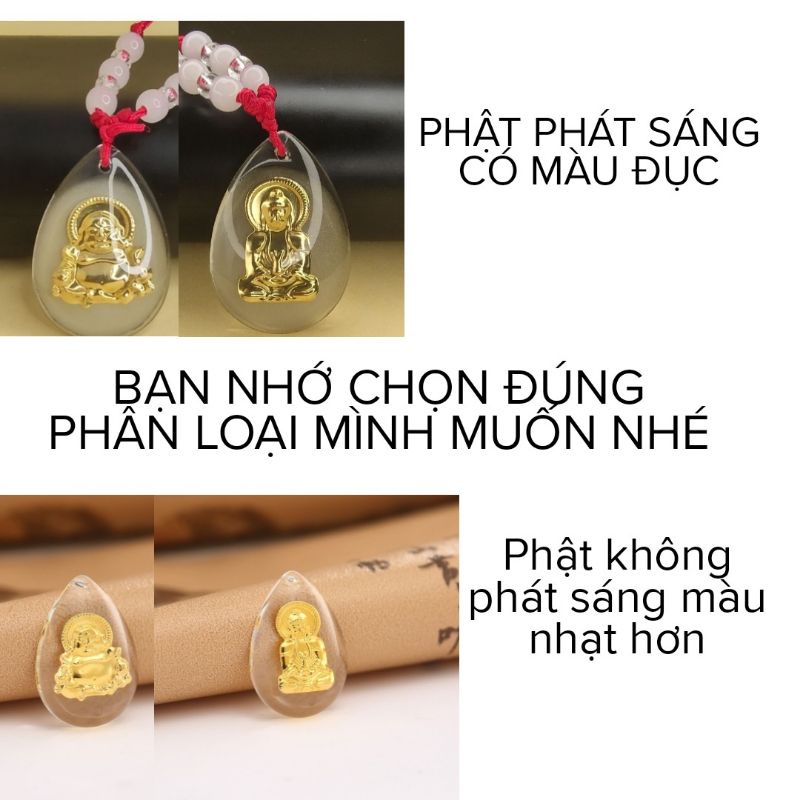 Dây chuyền vòng cổ mặt phật , quan âm bồ tát , dây chỉ đỏ may mắn hộ mệnh bình an