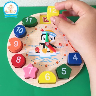 Combo 4 Món Đồ Chơi Bằng Gỗ Cho Bé (Combo 2)