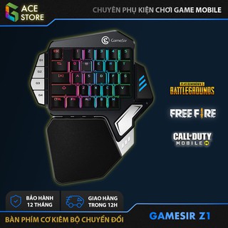 GameSir Z1 | Bàn phím cơ một tay Gaming Keypad - Hỗ Trợ Android/ IOS/PC