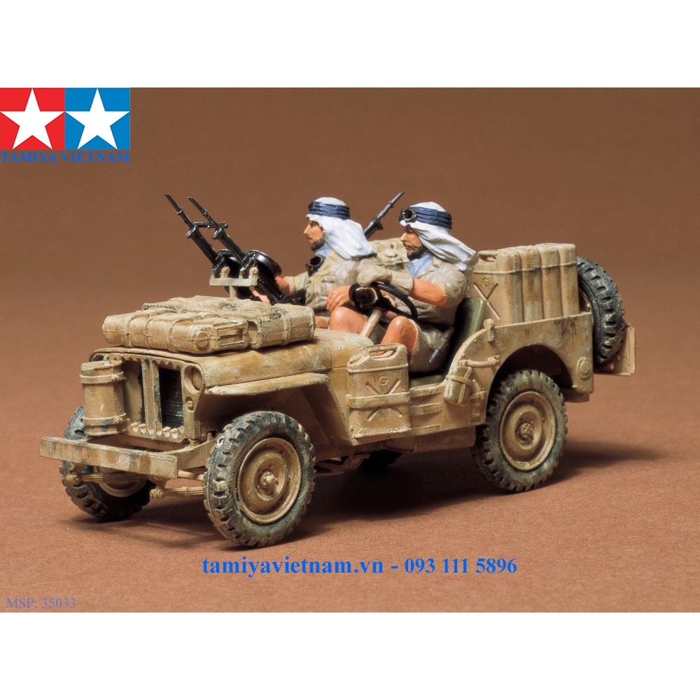 [TAMIYA] 35033 Mô hình xe jeep quân sự 1/35 SCALE BR. S.A.S JEEP