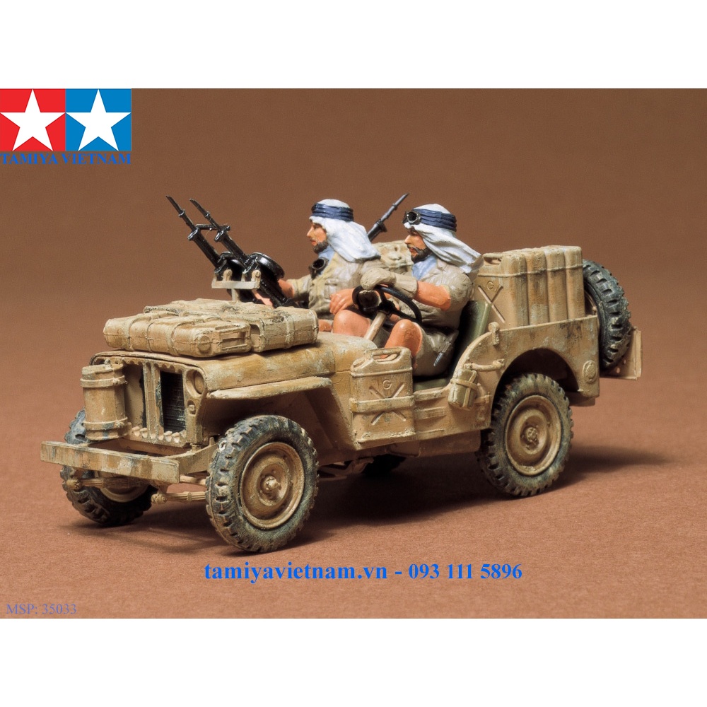 35033 Mô hình xe jeep quân sự 1/35 SCALE BR. S.A.S JEEP