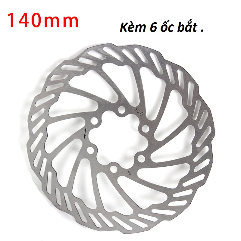 Đĩa phanh xe đạp Avid 180mm / 160mm / 140mm chất lượng cao kèm 6 ốc bắt .