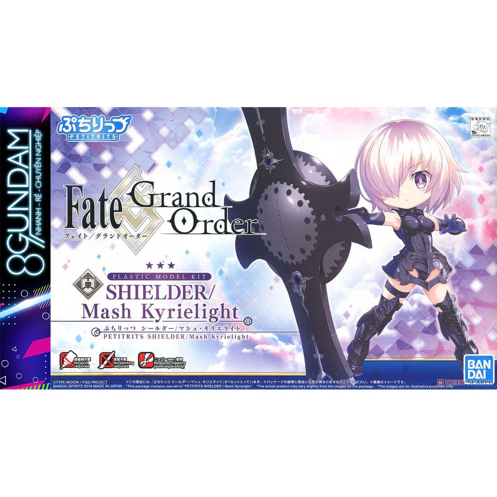 Mô Hình Lắp Ráp FGO Petitrits Shielder / Mash Kyrielight (tặng kèm base)