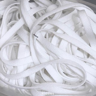 [ NHẬP MÃ SPE3222 HOÀN 10K XU ] Classic ShoeLaces | Dây giày thể thao dẹt Trắng (Thấp - Cao)