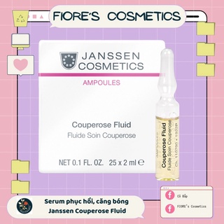Serum phục hồi, giả.m đỏ Janssen Couperose Fluid