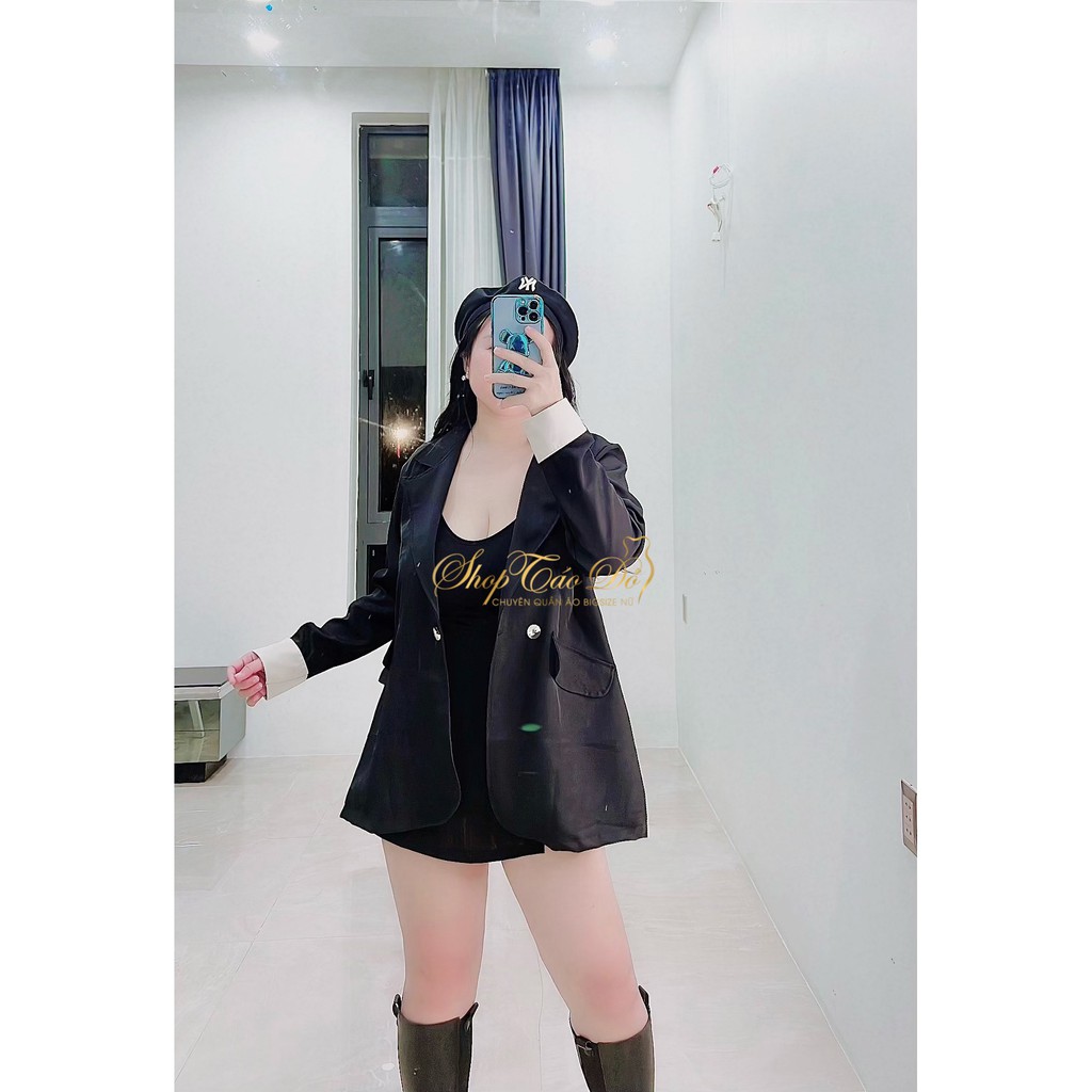 (TÁO ĐỎ BIGSIZE 55-90KG) Áo Blazer Nữ Dài Tay Mẫu Mới Phong Cách Hàn Quốc, Áo Vest Khoác Ngoài ( ảnh thật shop chụp )🥰