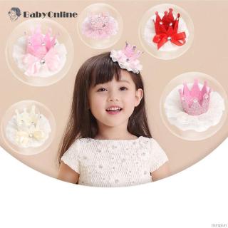Bộ kẹp tóc công chúa dễ thương cho bé gái