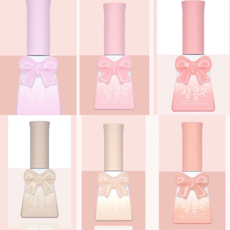 ♻️FREESHIP CHÍNH HÃNG♻️ Sơn thạch cao cấp Hàn Quốc Sweet candy nail spring collection tách set ( giá lẻ 1 chai)