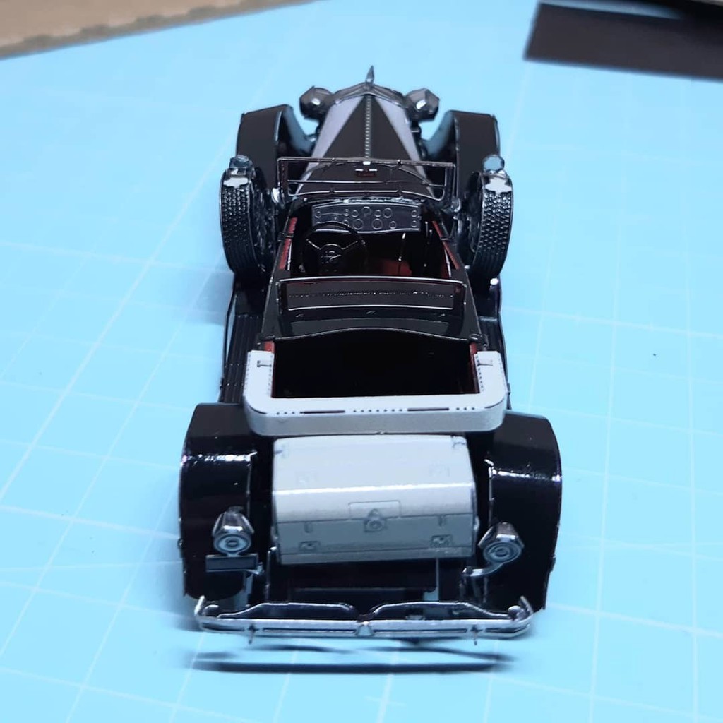 Mô hình 3D kim loại siêu xe hạng sang 1935 Duesenberg Model J, Mô hình lắp ráp 3D thép không gỉ cao cấp- Chưa lắp