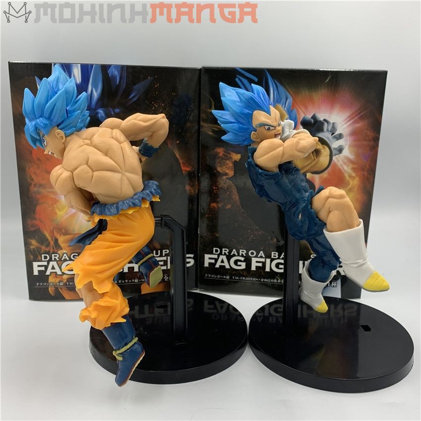 [CÓ QUÀ] Combo 2 mô hình Son Goku và Vegeta Blue Dragon Ball Bảy Viên Ngọc Rồng Songoku Super Saiyan God Siêu Xayda