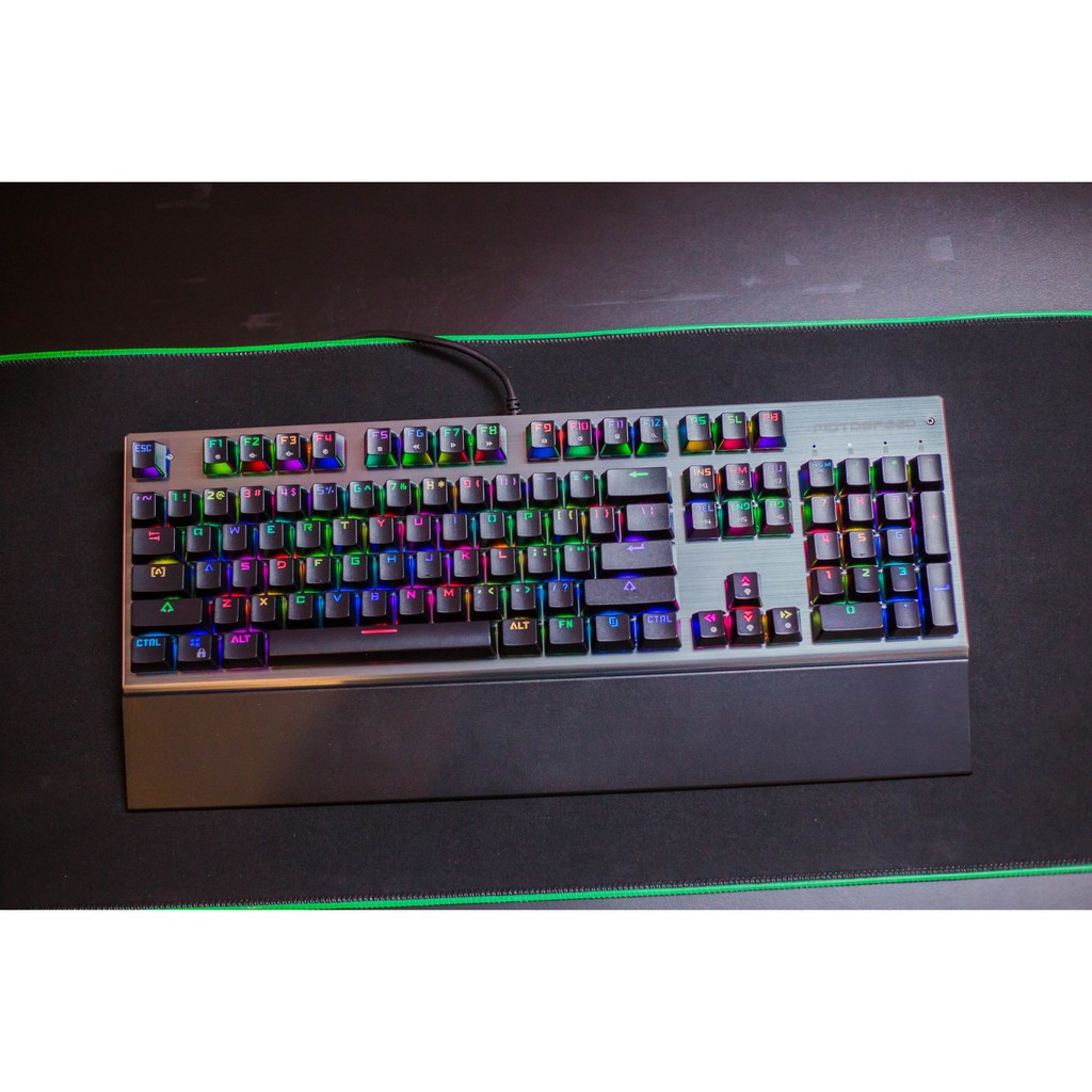 Bàn Phím Cơ 💓FREESHIP💓 Bàn Phím CK108 Motospeed  Bàn Phím máy tính chính hãng led RGB.