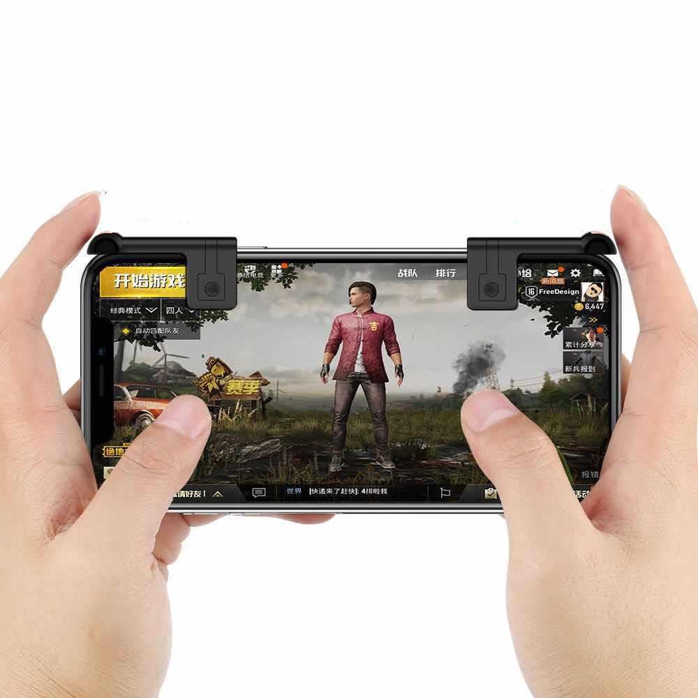 Bộ 2 nút bấm Pubg F1 hỗ trợ chơi game trên điện thoại mobile, ipad cảm ứng tốt Phặn Phặn