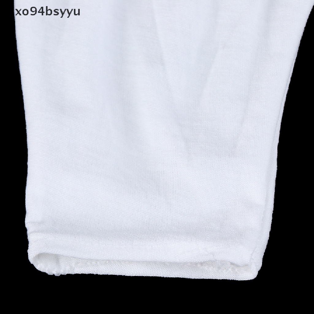 Đôi găng tay cotton màu trắng dành cho spa kiểm tra thoa kem