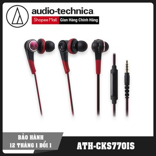 Tai nghe tăng bass Nhật In ear chính hãng Audio Technica ATH-CKS770iS