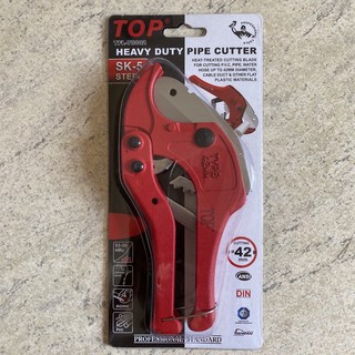 Kéo cắt ống nhựa pvc 42mm đỏ - top
