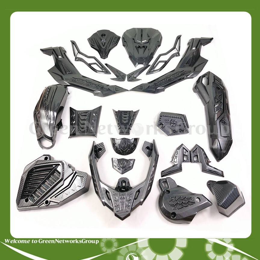 Ốp Carbon AirBlade 2020 - Full bộ ốp nhựa Carbon Ab 2020 Greennetworks