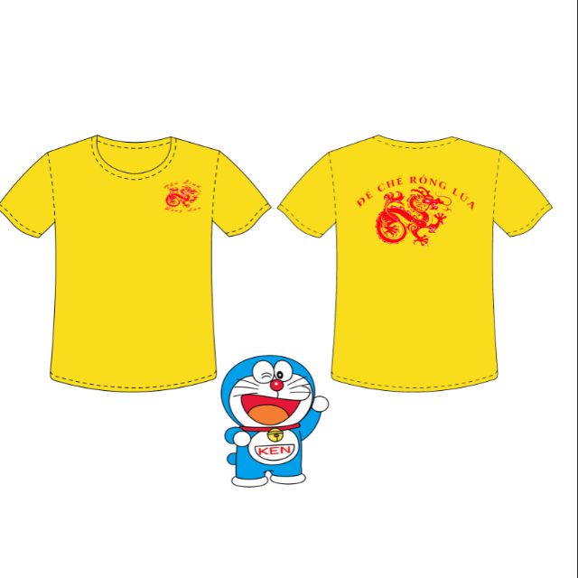 Áo thun in rồng lửa