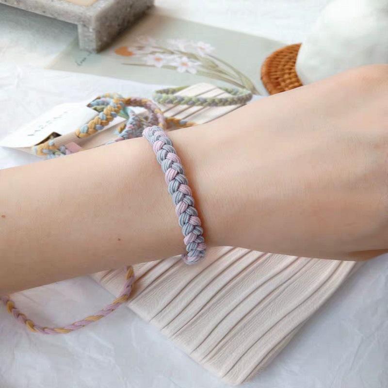 Bộ 2 dây buộc tóc đàn hồi xinh xắn thời trang dành cho nữ