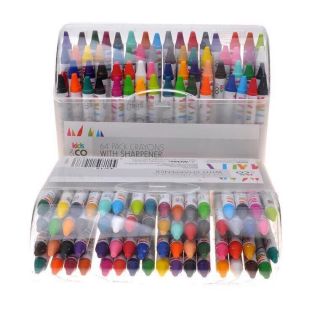 Hộp sáp màu 64 chi tiết tông màu từ đậm đến nhạt
