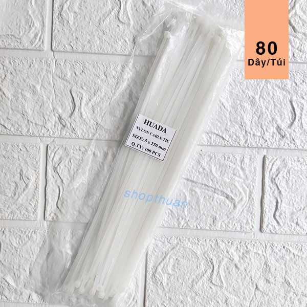 Dây Rút Cáp Nhựa Đa Năng Loại 25 Cm