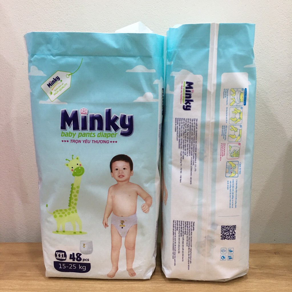 Tã quần Minky size M60/L56/XL52/ XXL48